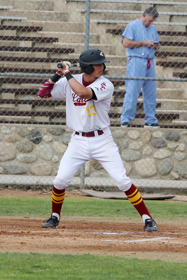 Sophomore Lancers shortstop Alex Briggs collected five hits in Tuesday's loss at Rio Hondo College.
