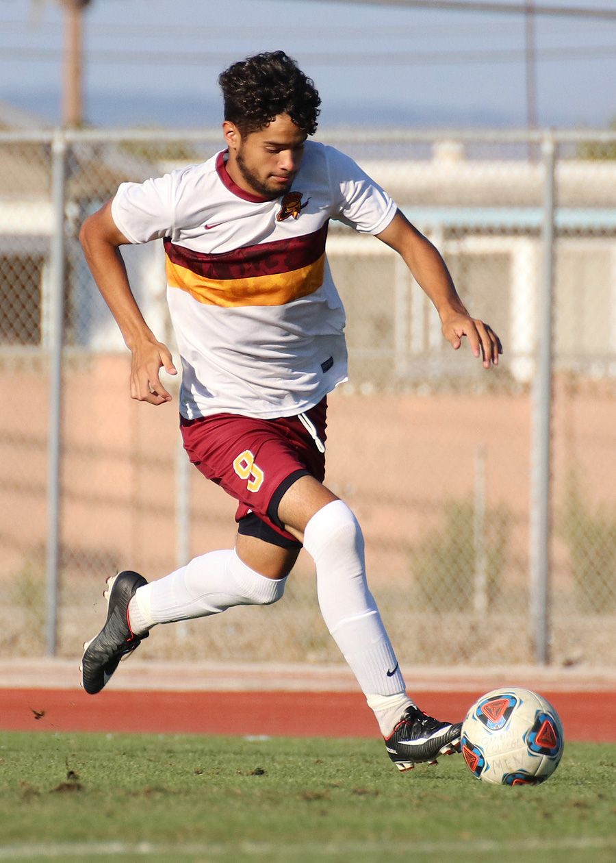 David Vazquez-Mena scored PCC's only goal in a 1-1 tie at Taft College on Friday.