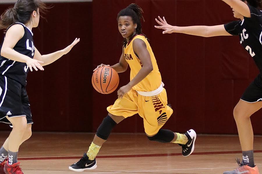Reserve point guard Samaiyah Abdullah helped PCC record its 15th win Wednesday night.