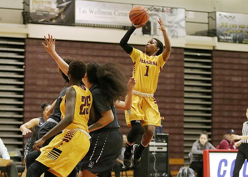 Point guard Samaiyah Abdullah has been a big factor on both ends of the floor for the Lancers, photo by Richard Quinton.