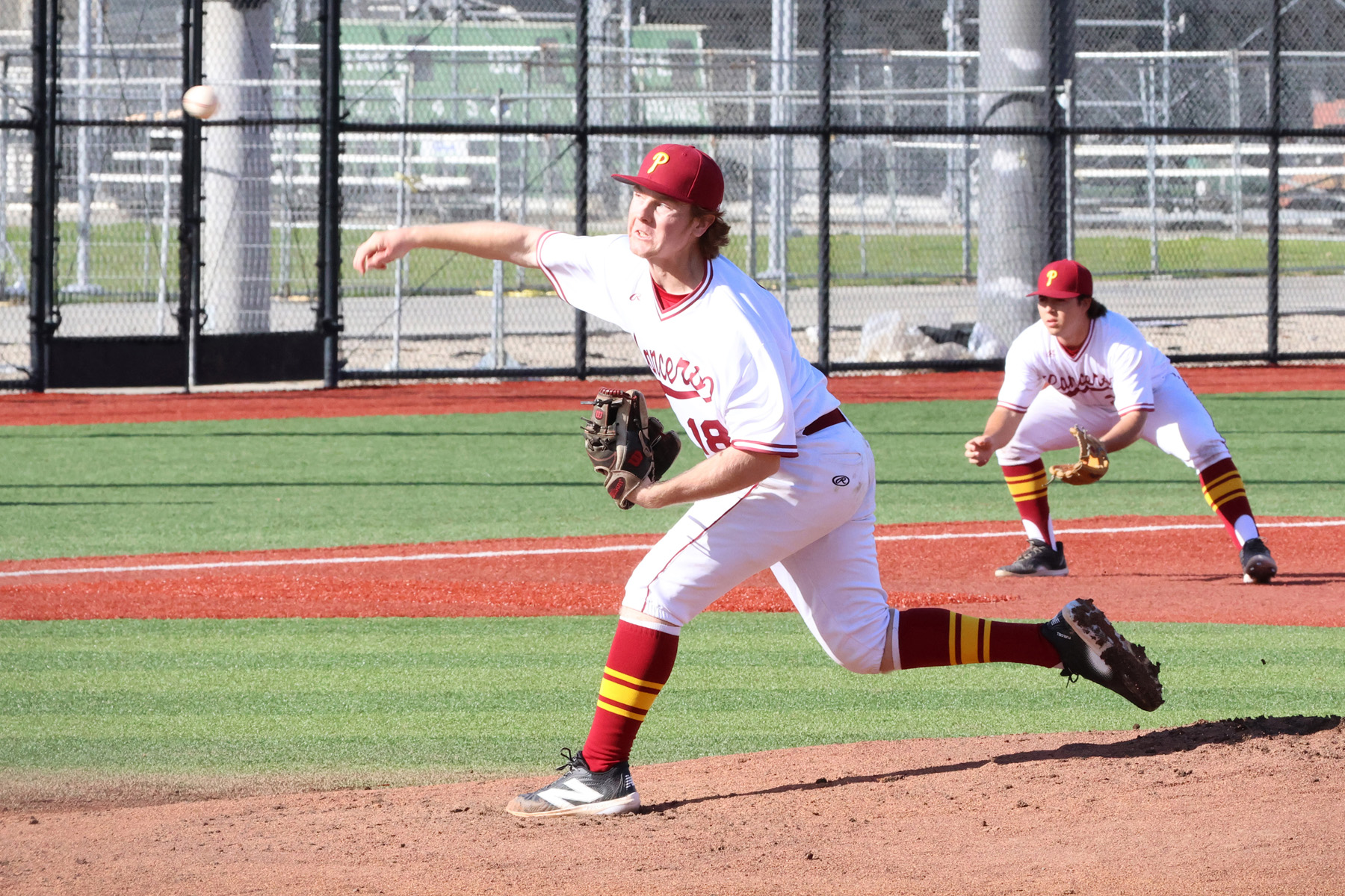 Joe Bacon pitched PCC to a win on Saturday (photo by Richard Quinton).