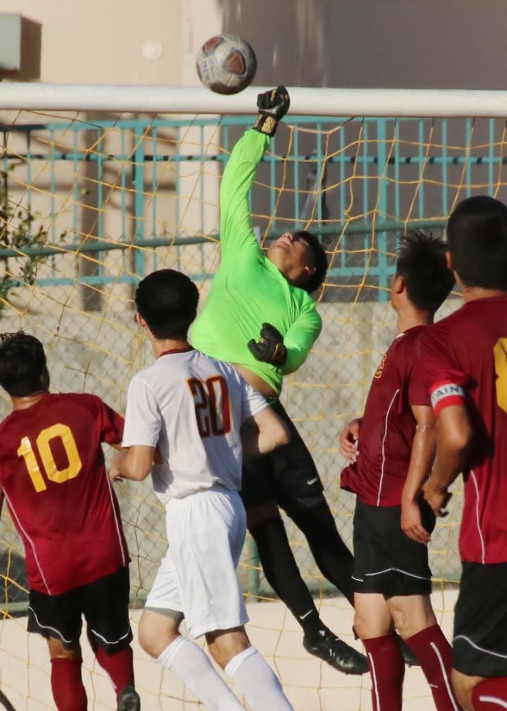 Goalie Steven Sandoval is one of the few returning starters for the 2019 PCC men's soccer team.