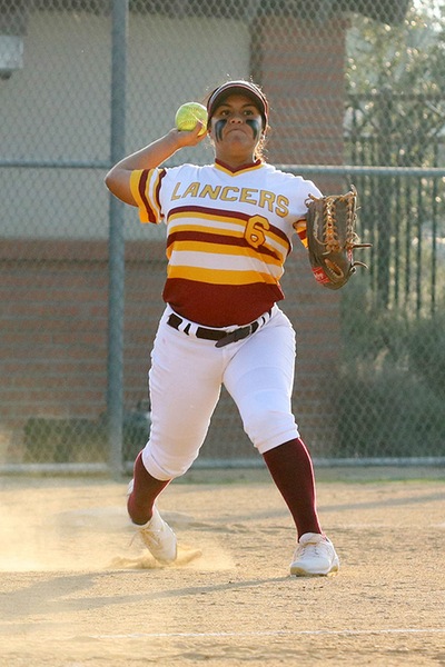 Lancer Kaylee Medrano is a team captain as the team's shortstop in 2019.
