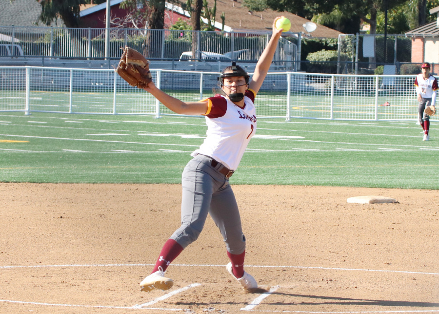 Vivian Little is 3-0 in the pitching circle for the PCC softball team.