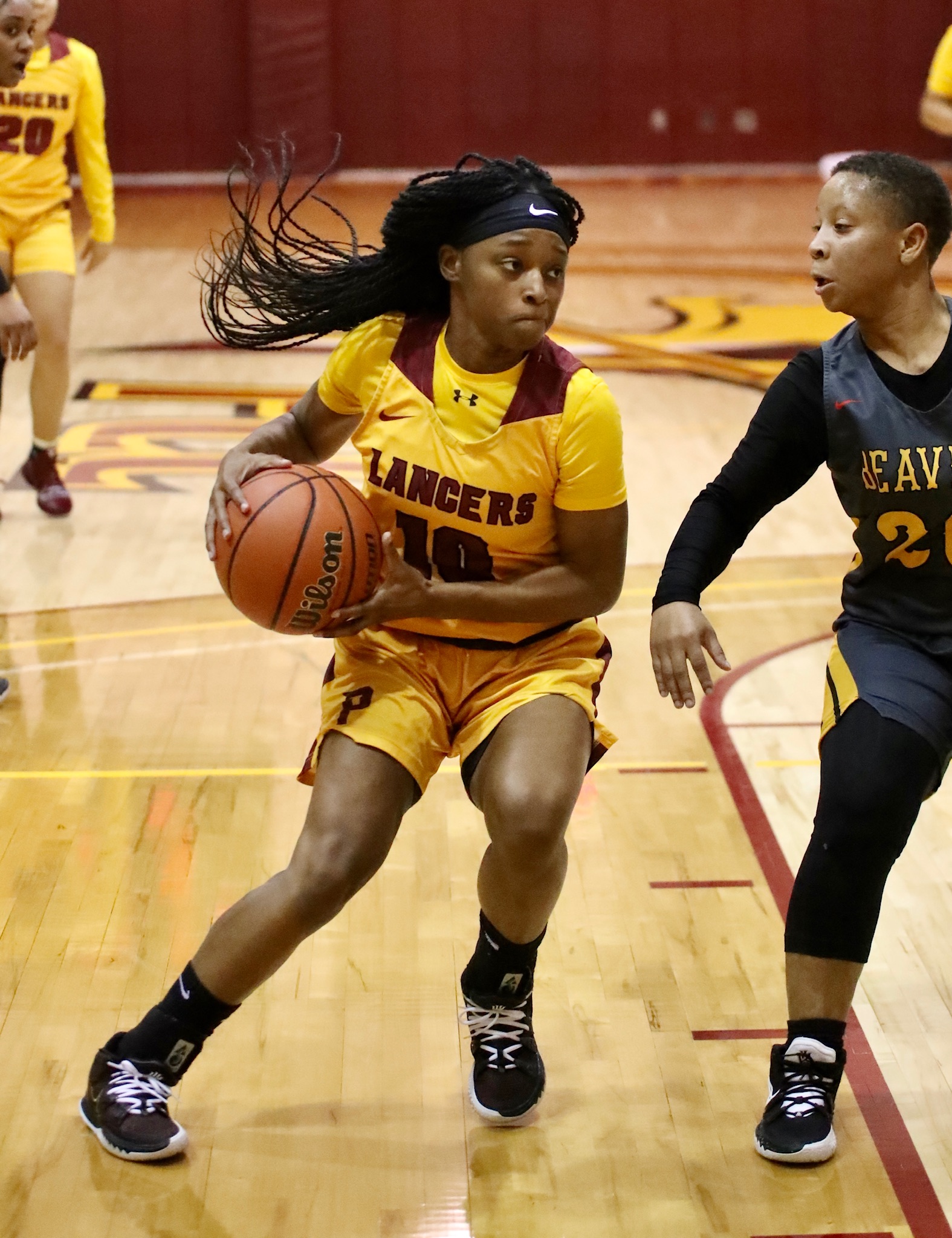 Kaniya Hill had one of her strongest performances of the season v. LA Trade Tech on Wednesday (photo by Michael Watkins, Athletics).