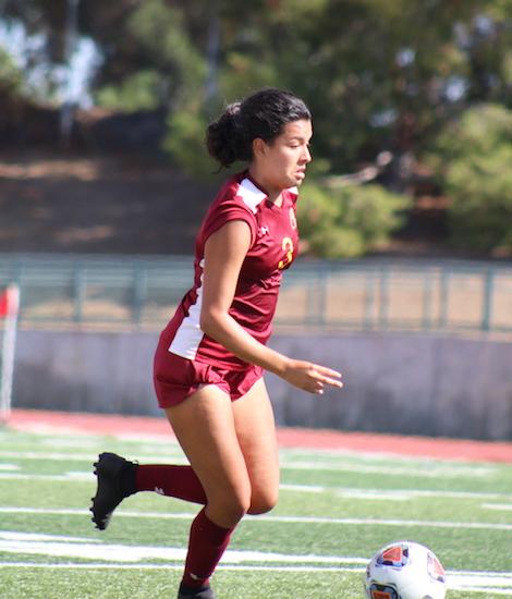 Lancer Sophia Noriega in action in a recent match.