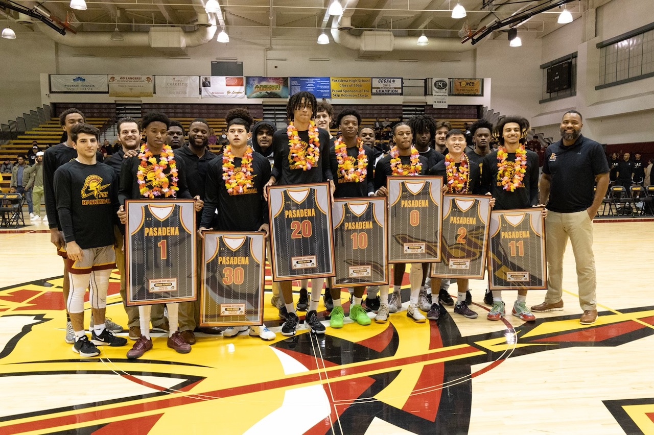 PCC held its Sophomore Night on Friday. Coach Ryan Frazer (far right) guides the Lancers as they host a playoff game this Wednesday.