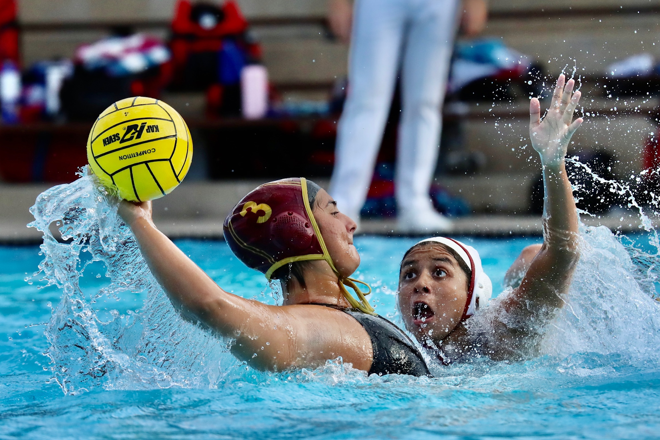 Lilian Tahmasian led PCC with five goals in its win on Wednesday (past game photo by Michael Watkins).